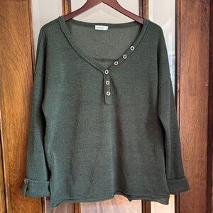 ANDTHEWHY Green Sweater